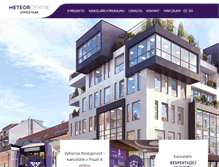 Tablet Screenshot of meteorcentre.cz
